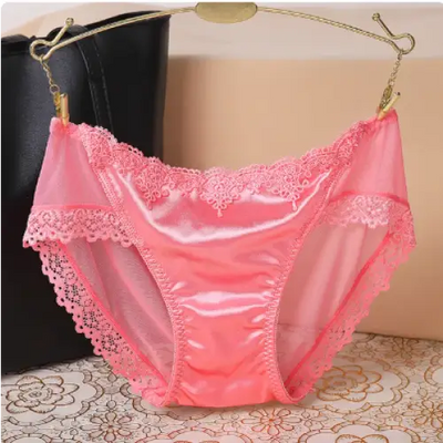 Culotte-satin-transparente-enchantement-en-dentelle-saumon