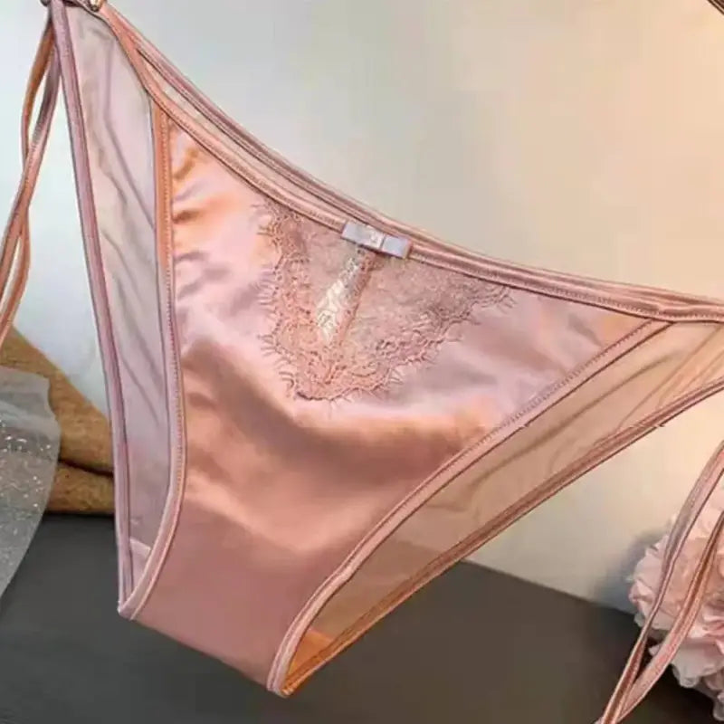 Culotte-satin-uni-rose-poudrée