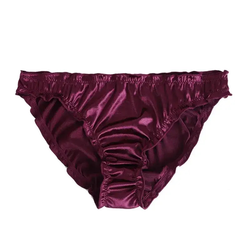 Culotte-satin-unie-rouge-vin