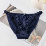 Culotte Sexy Taille Basse Satin - Vignette | Création Satin