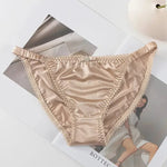 Culotte Sexy Taille Basse Satin - Vignette | Création Satin