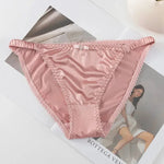 Culotte Sexy Taille Basse Satin - Vignette | Création Satin