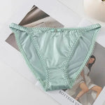 Culotte Sexy Taille Basse Satin - Vignette | Création Satin
