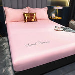 Drap-housse Royal Satin Nuit en Rose - Vignette | Création Satin