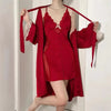Ensemble-nuisette-caresse-de-satin-rouge