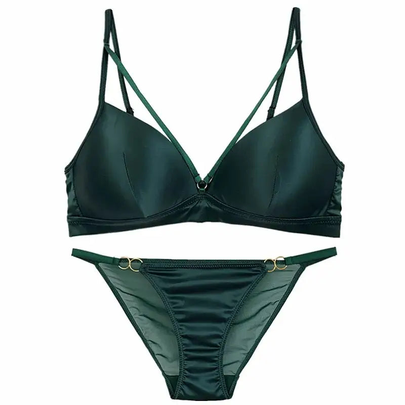 ensemble-soutien-gorge-satin-sensuel-vert-émeraude