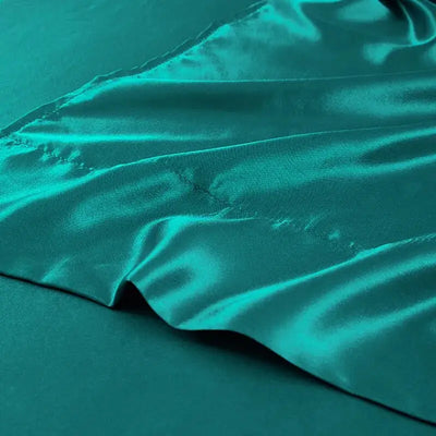 High End Rayon Queen Bed Sheet Set Luxury Satin King Size