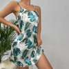 nuisette-girly-satin-imprimé-monstera-palmier