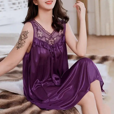 Nuisette-Satin-80-s-violet