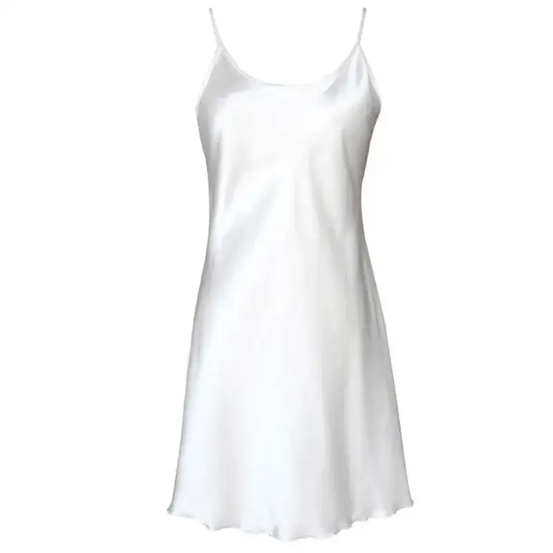 nuisette-satin-doux-câlin-blanc
