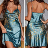nuisette-satin-imprimée-bleu