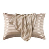 Paire-de-taies-d-oreiller-satin-à-rayures-kaki