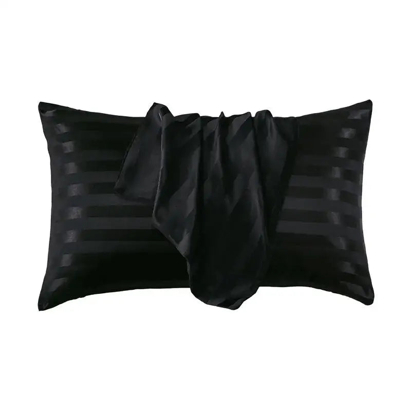 Paire-de-taies-d-oreiller-satin-à-rayures