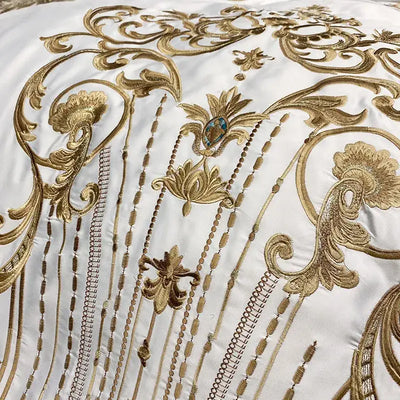 parure-de-lit-brodée-royal-satin-blanc
