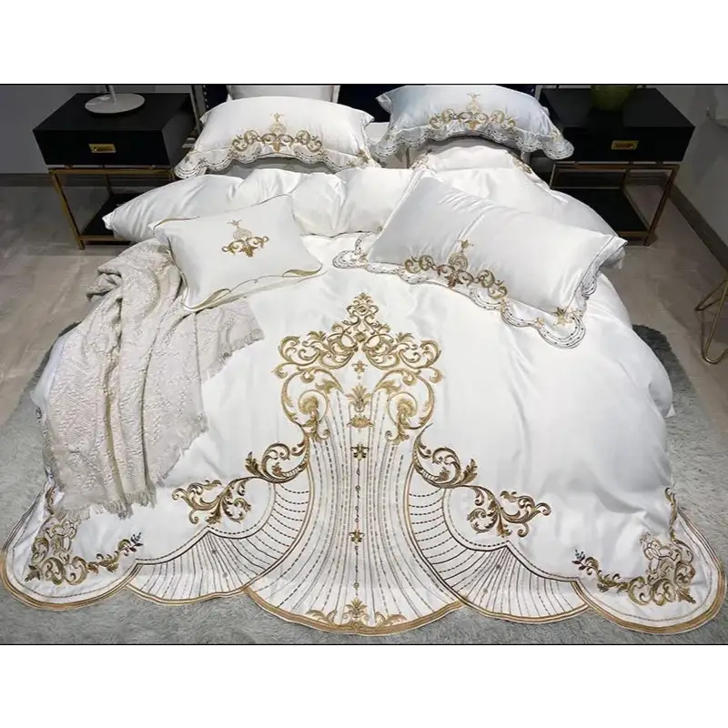 parure-de-lit-brodée-royal-satin-blanc