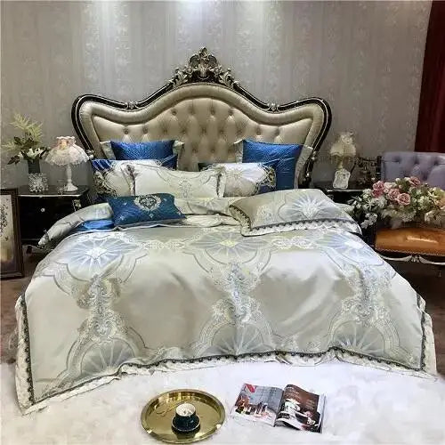 parure-de-lit-luxueuse-soie-de-coton-note-de-bleus