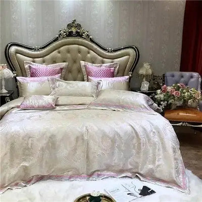 parure-de-lit-luxueuse-soie-de-coton-note-de-roses