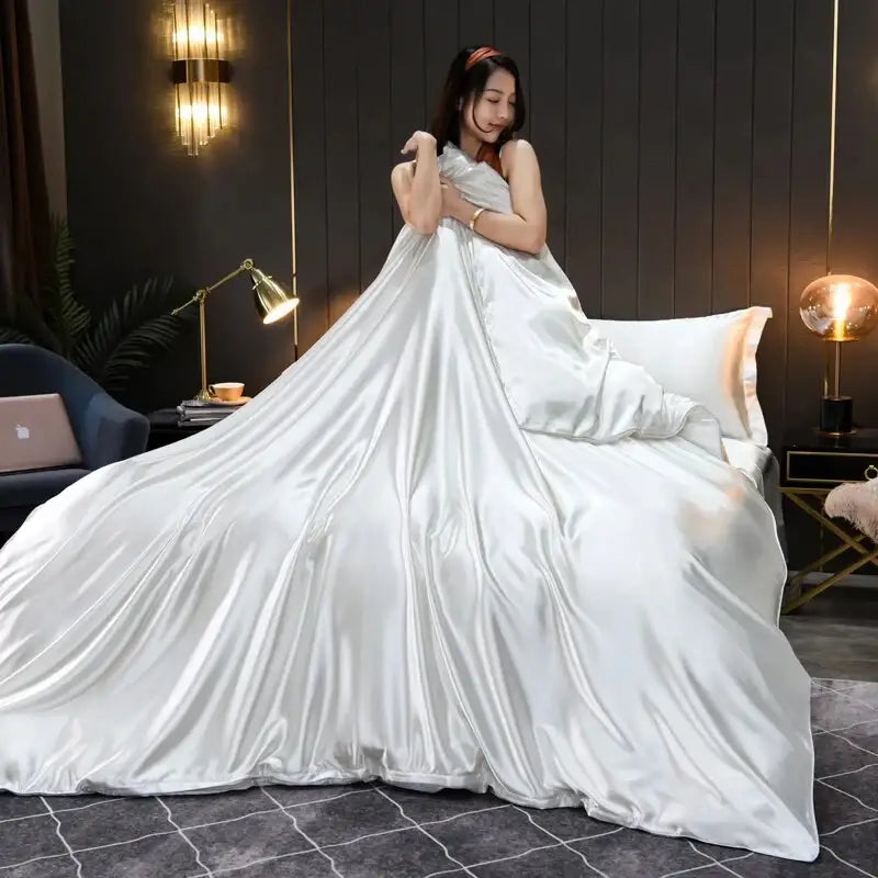 Parure De Lit En Satin | Parure Lit Parure De Lit En Satin | Parure Lit