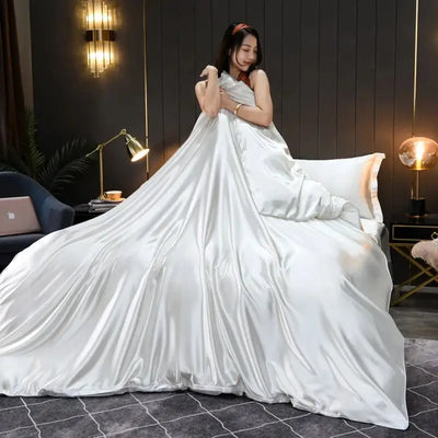 parure-de-lit-satin-de-soie-blanche-neige