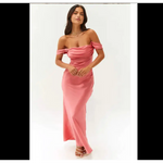 Robe en Satin Longue sans Bretelles - Vignette | Création Satin