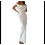 Robe Longue Dos Nu en Satin - Vignette | Création Satin