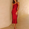 Robe Satin Cullinan - Rouge / S
