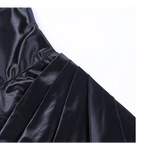 Robe Satinée avec Fente - Vignette | Création Satin
