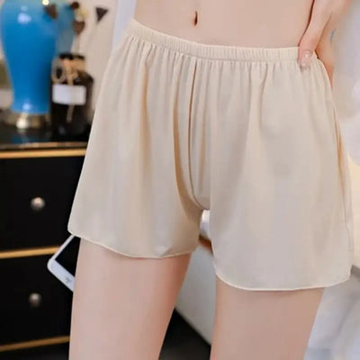 Short-Satin-Élémentaire-Champagne