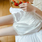 Short Satin Glamour et Dentelle - Vignette | Création Satin