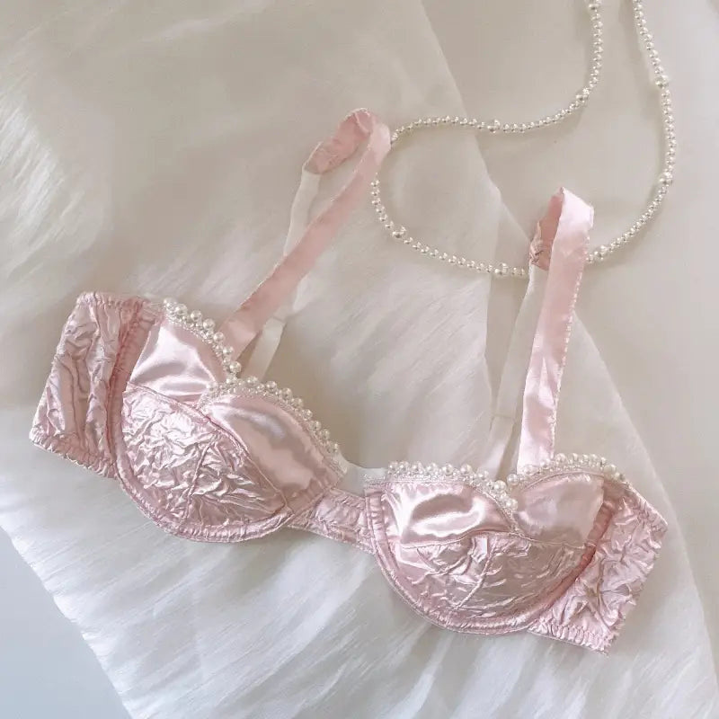 soutien-gorge-satin-éclat-de-perles-rose-poudré