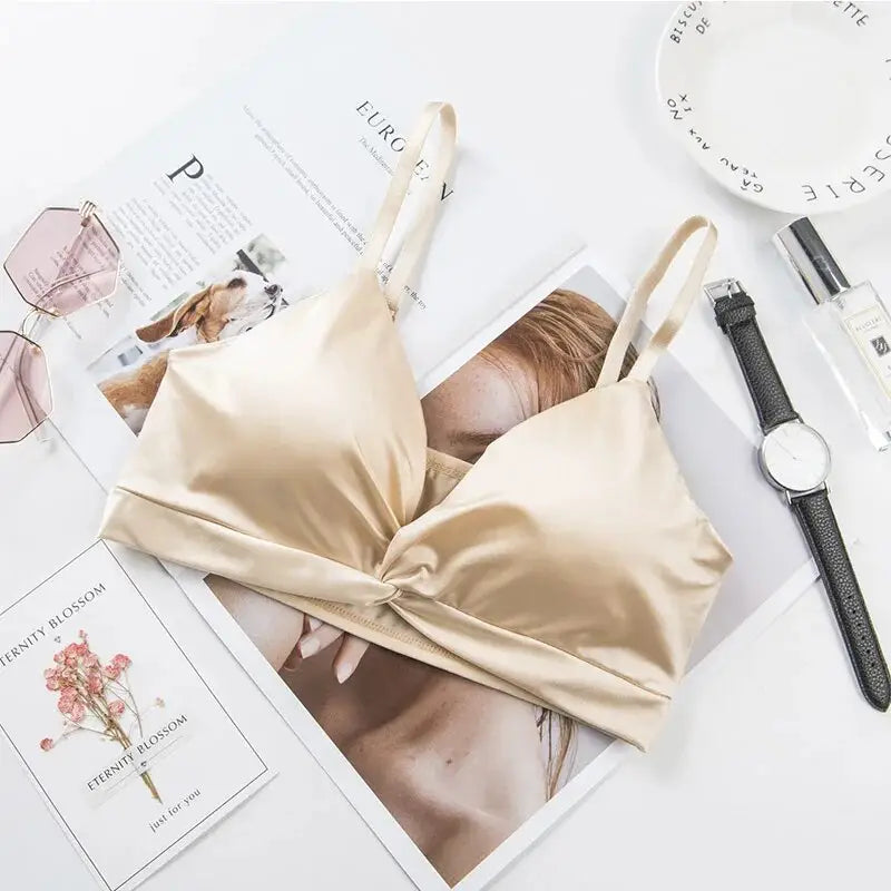 soutien-gorge-brassière-satin-beige