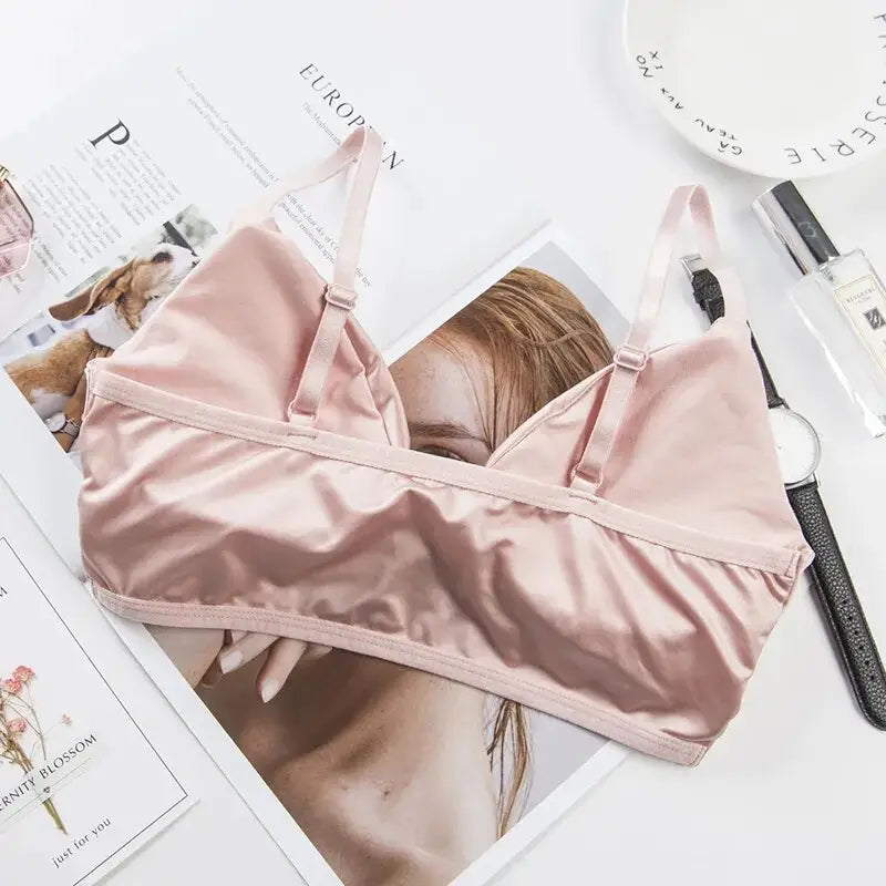 dos-soutien-gorge-brassière-satin-rose