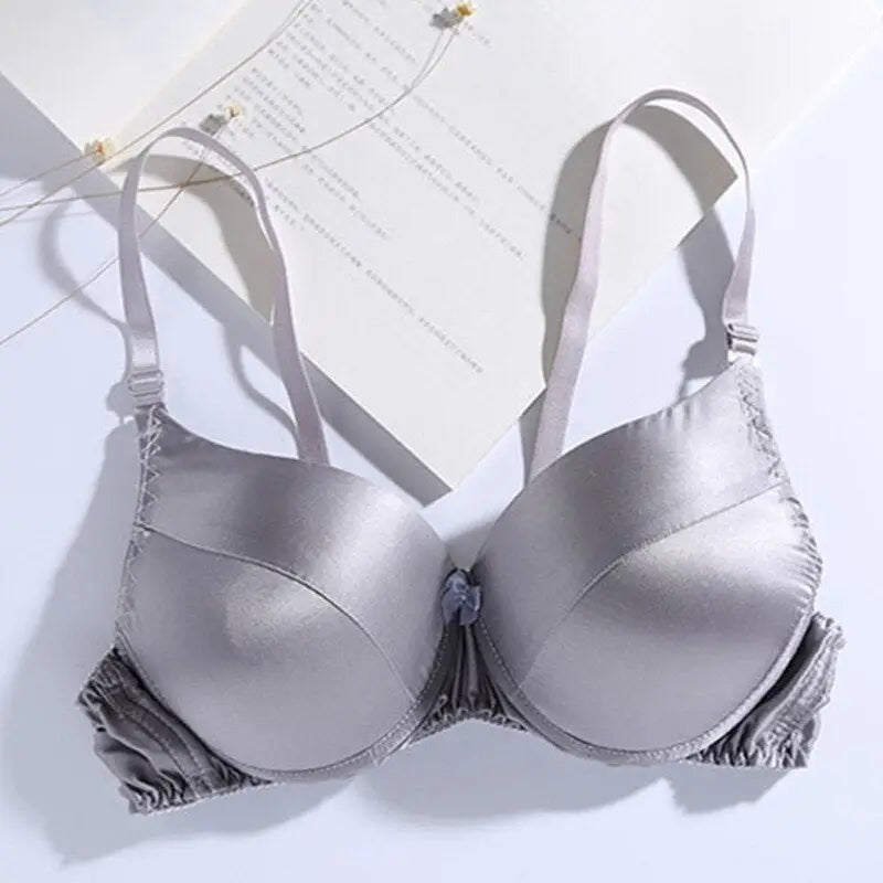 soutien-gorge-satin-sexy-emboîtant-rose