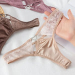 String Satin Sexy Dentelle et Cœur - Vignette | Création Satin