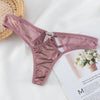 String-Satin-Sexy-Dentelle-Et-Cœur-Bois-De-Rose