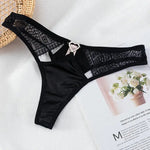 String Satin Sexy Dentelle et Cœur - Vignette | Création Satin