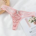 String Satin Sexy Dentelle et Cœur - Vignette | Création Satin