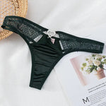 String Satin Sexy Dentelle et Cœur - Vignette | Création Satin