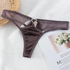 String-Satin-Sexy-Dentelle-Et-Cœur-Violet-Gris