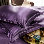 Taie d’oreiller Satin à volant plat - Vignette | Création Satin