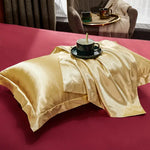 Taie d’oreiller Satin à volant plat - Vignette | Création Satin
