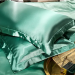 Taie d’oreiller Satin à volant plat - Vignette | Création Satin