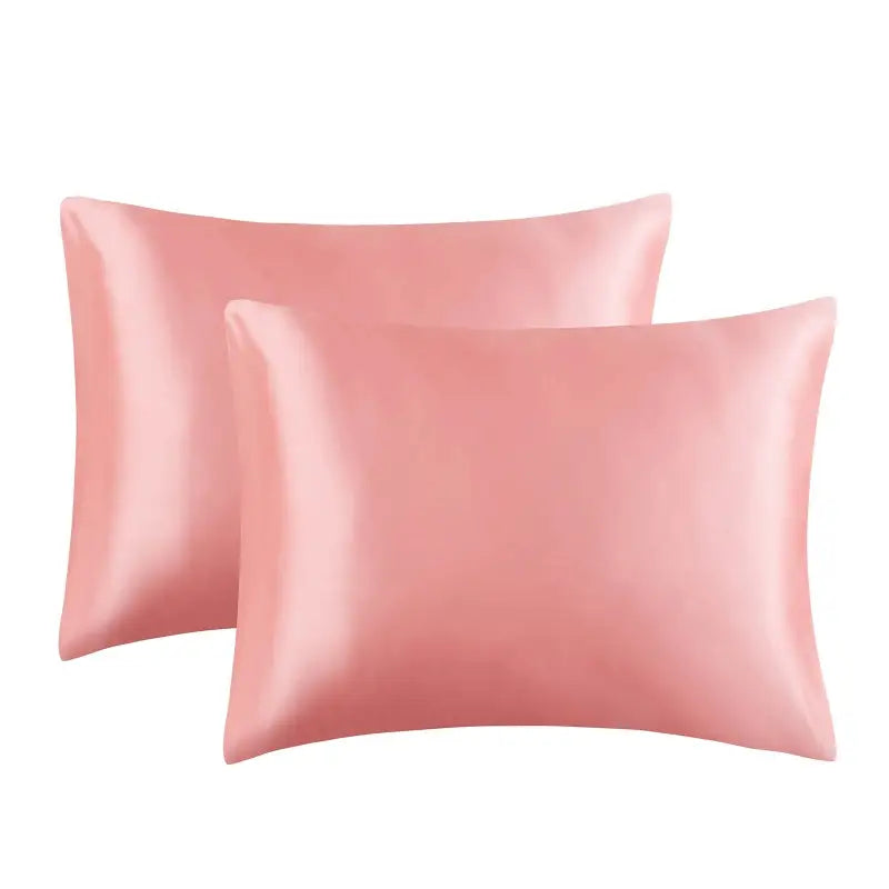 Taie-d-oreiller-satin-douce-et-soyeuse-rose