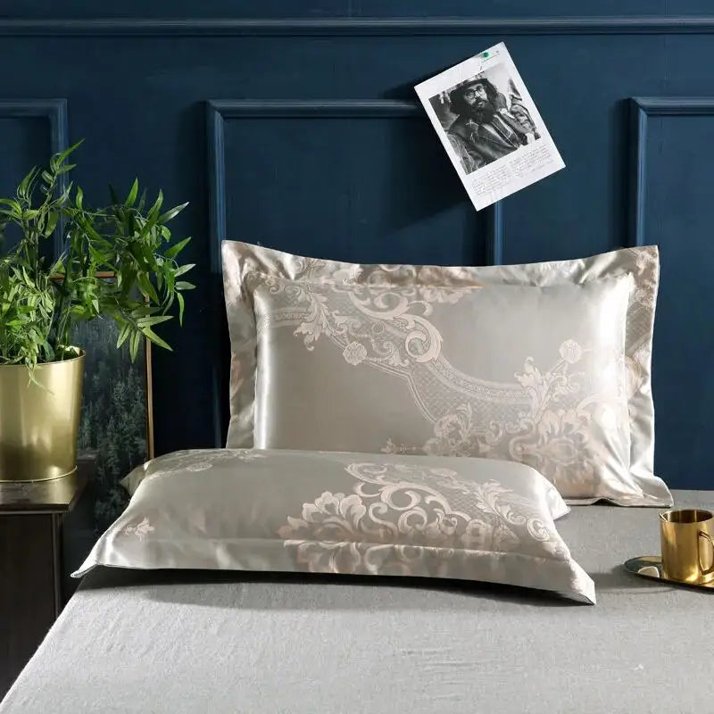 taie-d-oreiller-satin-en-jacquard-de-luxe-bleu