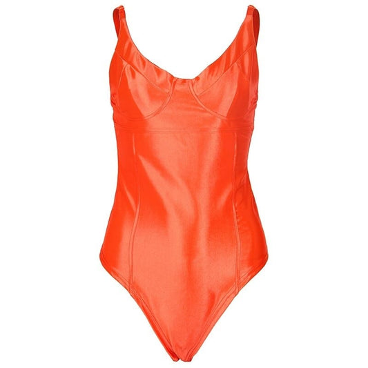 Body En Satin Orange.