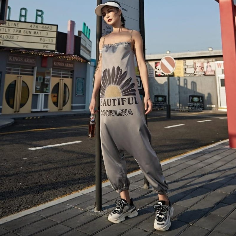 Combinaison Satin Grise.