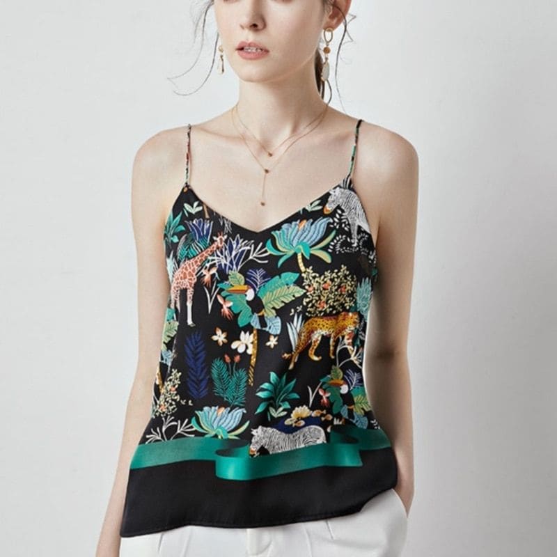 Débardeur Satin Tropical.