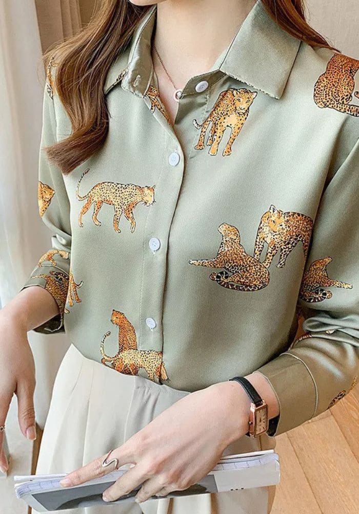 Chemisier En Satin Création Satin