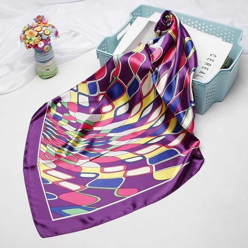 Foulard Satin Violet.