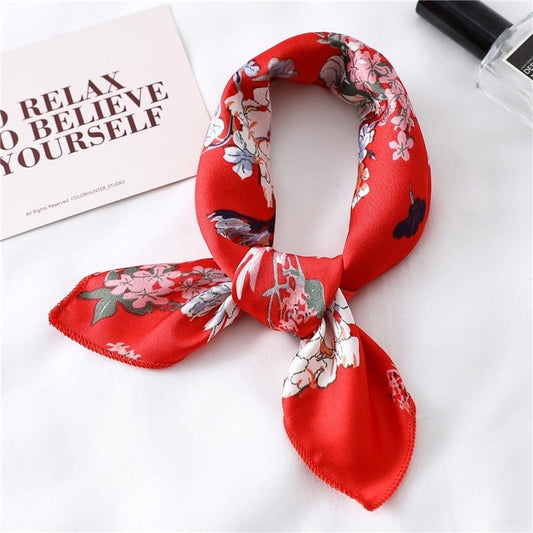 Bandana Satin Rouge.